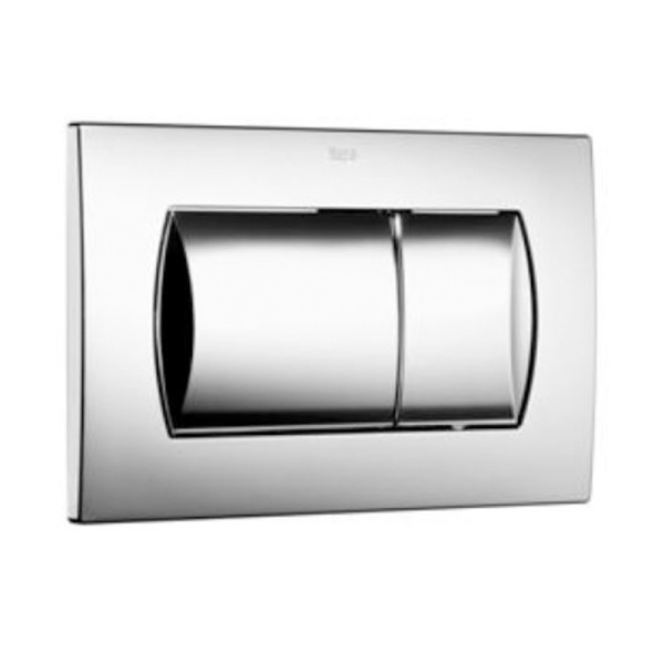 Кнопка смыва Roca Active 25.5х3.8х17 для инсталляции, пластик, цвет Хром (78901160B1). Фото 1