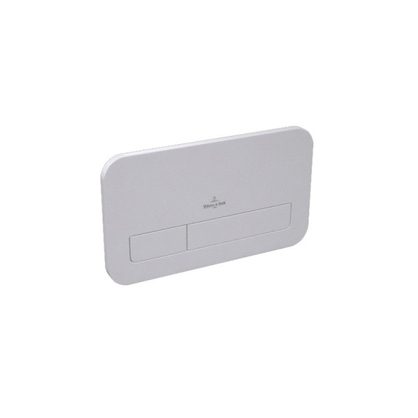 Кнопка смыва Villeroy&Boch ViConnect 25.3х1х14.5 для инсталляции, пластик, цвет Хром (92249061). Фото 1