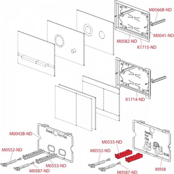 Кнопка управления AIR  с подстветкой металл-матовый, цвет радуга, арт. AIR LIGHT R. Фото 3