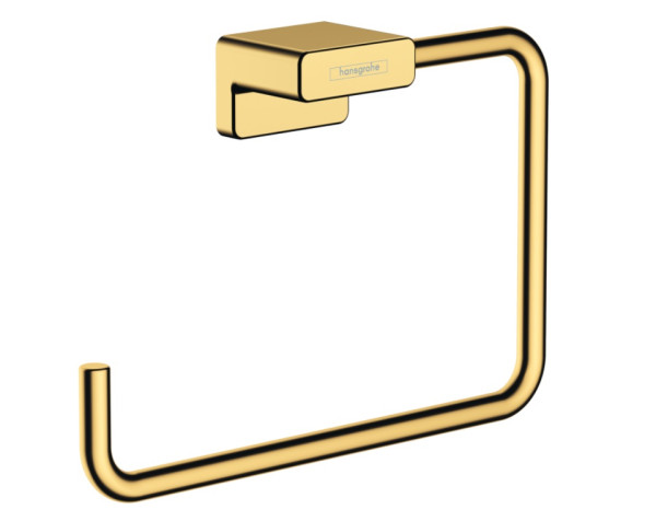 Кольцо для полотенца Hansgrohe AddStoris, полированное золото (41754990). Фото 1
