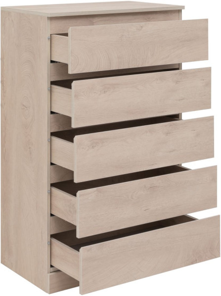 Комод Aquanet Сканди 700x400 Дуб эдгрейн (5 ящиков). Фото 1