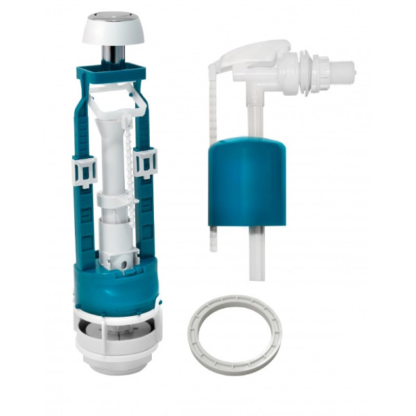 Комплект арматуры б/под., кн. хром И-СБкпм-БпрН-А-В Р (2-2-2-4) (ИнкоЭр). Фото 1