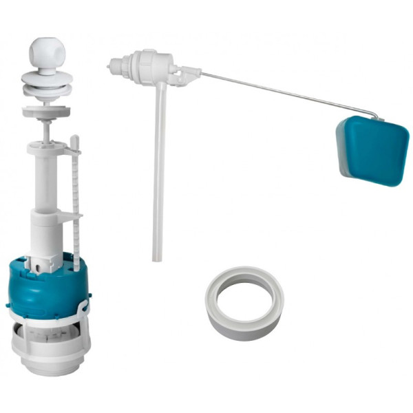 Комплект арматуры б/под., шток белый И-СБа-Бм-Б-Ф Р (1-1-1-1) (ИнкоЭр). Фото 1