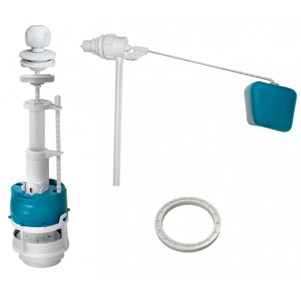 Комплект арматуры б/под., шток белый И-СБа-Бм-Б-В Р (1-1-1-4) (ИнкоЭр). Фото 1