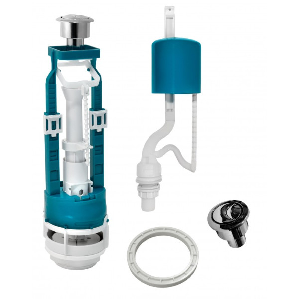 Комплект арматуры н/под. кн. хром 2х реж. И-СБ2м-НпрНРФ-АА-В Р(4-3-3-4) (ИнкоЭр). Фото 1