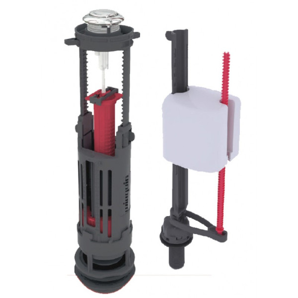 Комплект арматуры ONE 3/6 л., 1/2" WIRQUIN. Фото 1