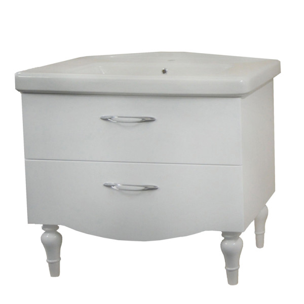 Комплект Azario Тумба LUXURY 95 с раковиной Retro 95. Фото 1