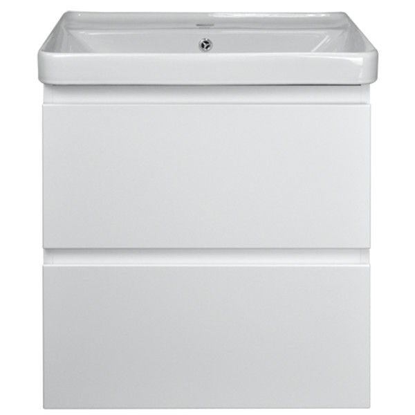 Комплект Azario тумба Мила 60 600х460х670 подвесная с раковиной Monte tx 60 белый (CS00080140). Фото 1