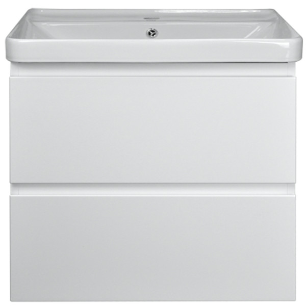 Комплект Azario тумба Мила 80 810х470х670 подвесная с раковиной Monte tx 80 белый матовый (CS00080142). Фото 1