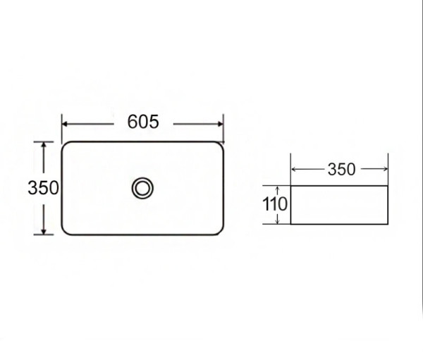 Комплект Bronze de Luxe: раковина Терраццо 1061TR со смесителем Element EL21CB. Фото 2