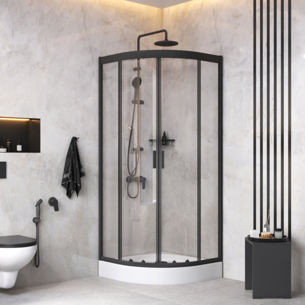 Комплект для ванной комнаты, зона помывочной 80x80 см. Фото 1