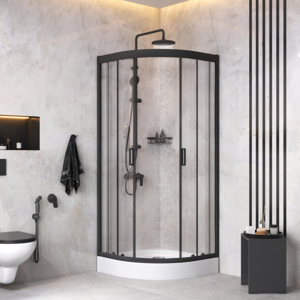 Комплект для ванной комнаты, зона помывочной 80x80 см. Фото 2