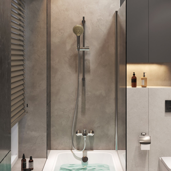 Комплект для ванной комнаты, зона помывочной. Фото 3