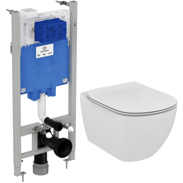 Комплект Ideal Standard ProSys 2.0 система инсталляции + унитаз с крышкой-сиденьем (RT007902). Фото 1