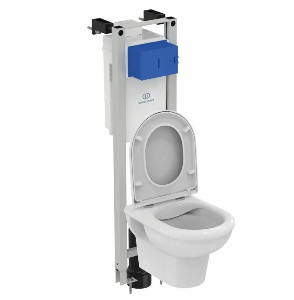 Комплект инсталляции Ideal Standard Exacto с крышкой-сиденьем микролифт (X022601). Фото 1