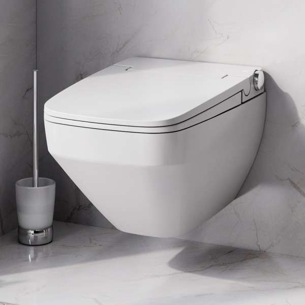 Комплект: Инсталляция с с подвесным унитазом FlashClean, с электронной крышкой-биде CleanCare и клавишей. Фото 1