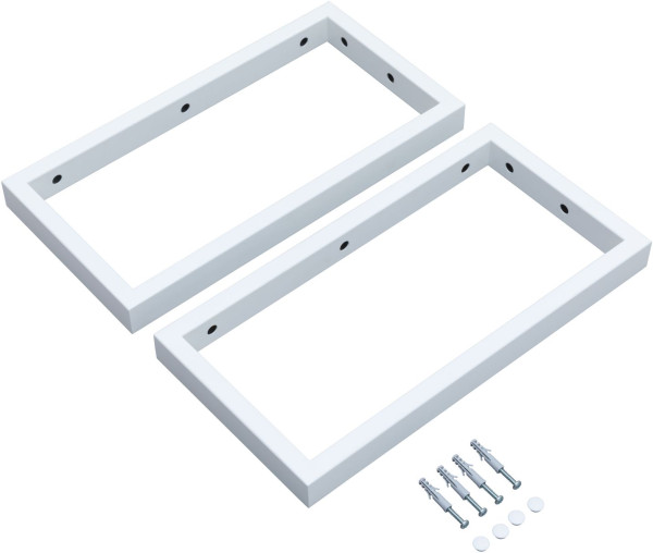 Комплект кронштейнов Aquanet Магнум белый матовый. Фото 1