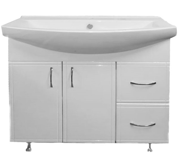 Комплект Loranto Тумба Best 85/2 (850х850х430) с раковиной Best 85 (CS00052060). Фото 1