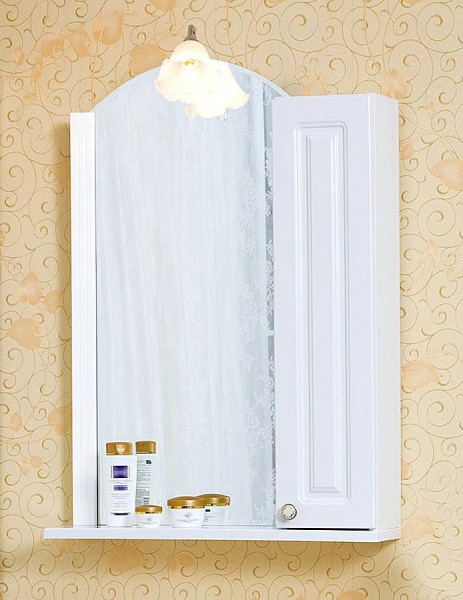 Комплект мебели для ванной Бриклаер АННА 60R, белый. Фото 5