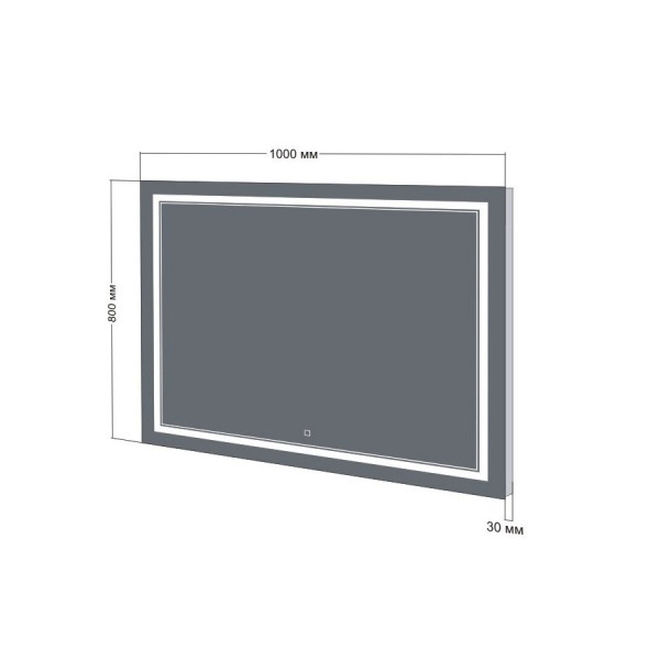 Комплект мебели для ванной Бриклаер БРАЙТОН 100, белый/дуб. Фото 2