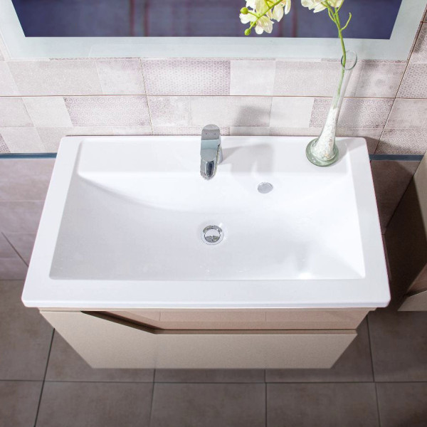 Комплект мебели для ванной Бриклаер БРАЙТОН 70B, бежевый. Фото 5