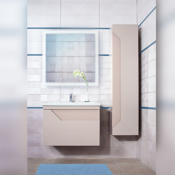 Комплект мебели для ванной Бриклаер БРАЙТОН 80B, бежевый. Фото 1