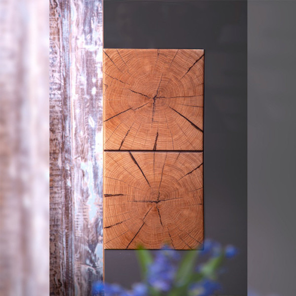 Комплект мебели для ванной Бриклаер Форест 40, дуб золотой/антрацит. Фото 5