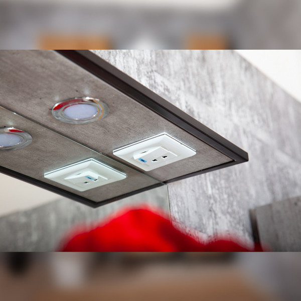 Комплект мебели для ванной Бриклаер ЛОФТ 45, метрополитен грей. Фото 5