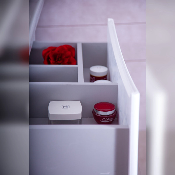 Комплект мебели для ванной Бриклаер ВЕГА 70, белый. Фото 5