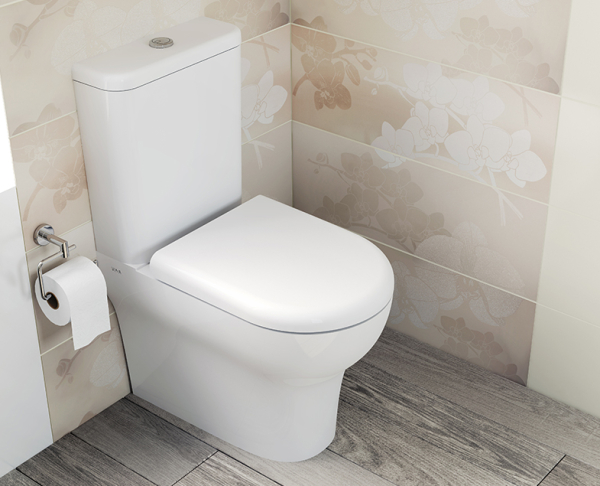 Комплект напольного унитаза Zentrum back to wall, сиденье микролифт, механизм 3/6 л. Фото 3