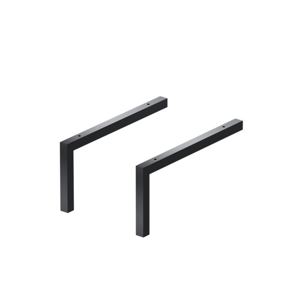 Комплект ножек для шкафа, 2 шт, графит матовый. Фото 1