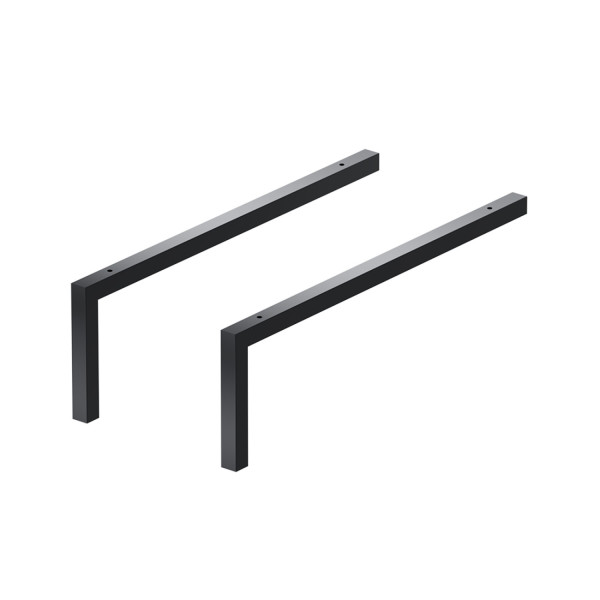 Комплект ножек для тумбы, 2 шт, графит матовый. Фото 1