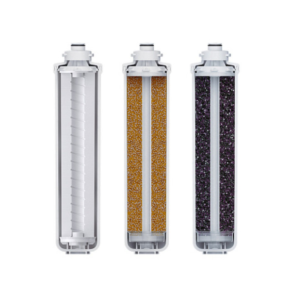 Комплект сменных картриджей Lemark OPTIMA от соли жесткости (накипь) и хлора. Фото 2