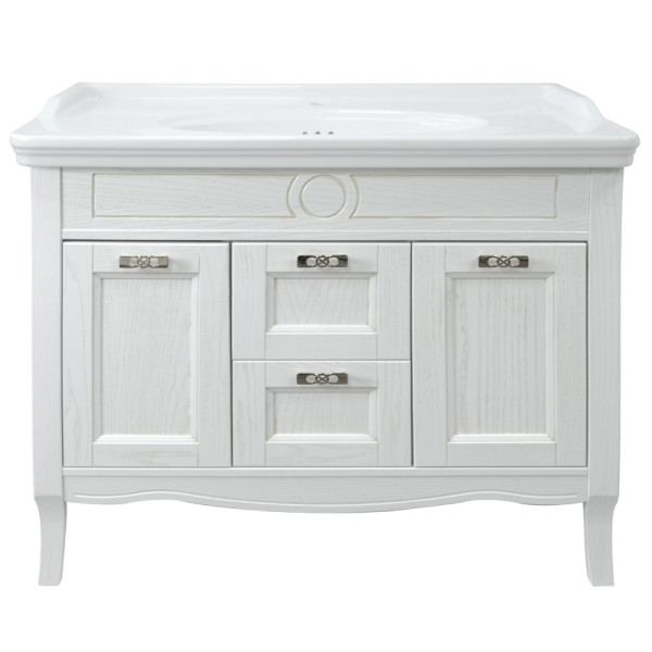 Комплект Тумба CAROLINA 100-4 (1000х880х500) патина ЗОЛОТО с раковиной Artdeco 100 (Kale) (CS00068635). Фото 1