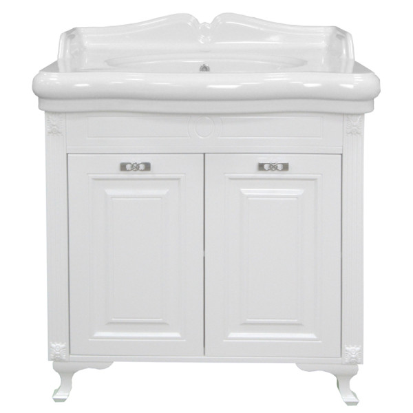 Комплект Тумба MAGNOLIA 90 (900х870х500) с раковиной Victorian 90 (Kale) (CS00069429). Фото 1