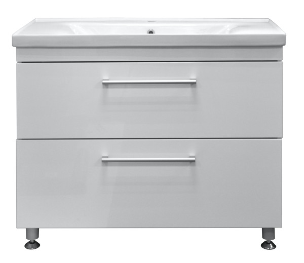 Комплект Тумба Модерн 100/2Н 1000х870х460 с раковиной Sava 100 (CS00077175). Фото 1