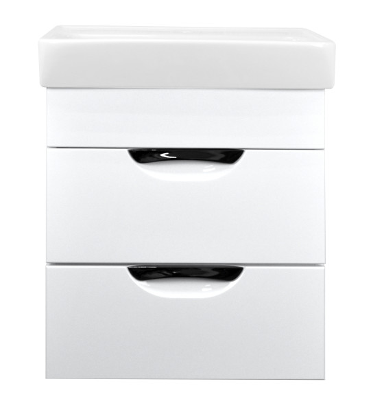 Комплект Тумба Стиль- 50/2 "Соло" 500х550х370 подвесная с раковиной Neon 50 (CS00072681). Фото 1