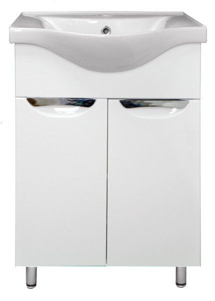 Комплект Тумба Стиль- 55 550х870х310 с раковиной Basic 55 (CS00069264). Фото 1