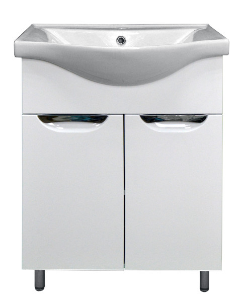 Комплект Тумба Стиль- 60 (600х850х280) с раковиной Basic 60 (CS00070300). Фото 1