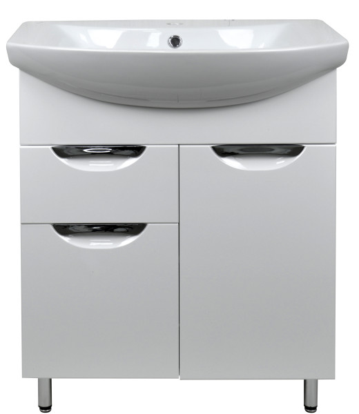 Комплект Тумба Стиль- 70/1 (700х850х315) с раковиной Балтика 70 (CS00068935). Фото 1
