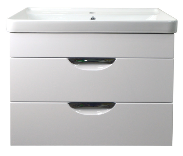 Комплект Тумба Стиль- 70/2 "Соло" (700х580х470) подвесная с раковиной Monte 70 (CS00070541). Фото 1