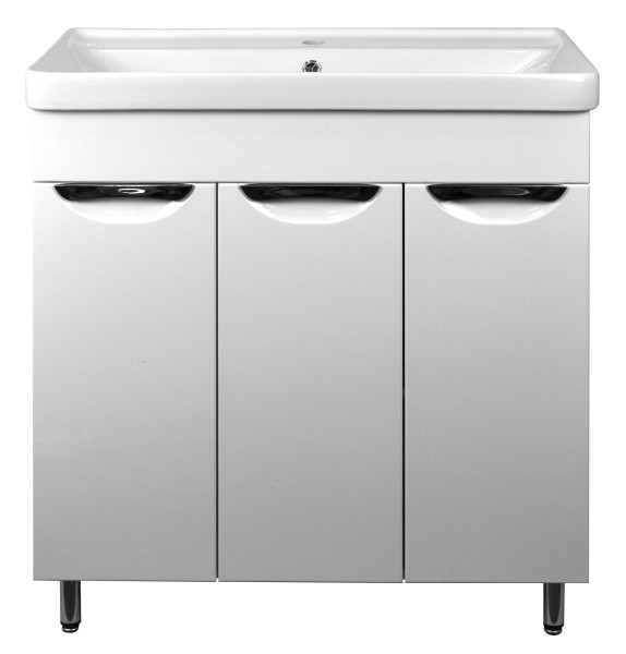 Комплект Тумба Стиль- 80 800х875х470 напольная с раковиной Monte 80 (CS00079169). Фото 1