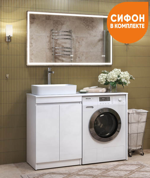 Комплект тумбы со столешницей VIGO Urban tn.URB.60.2D+st.URB.120, 120 см. Фото 6