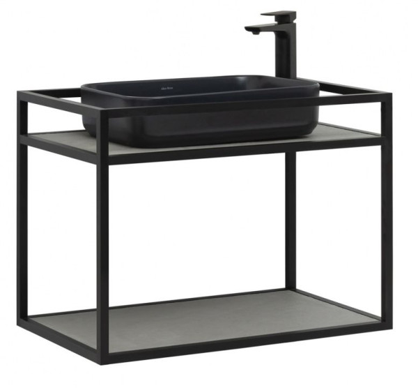 Консоль под раковину Allen Brau Liberty 75 1.33001.BB черный браш. Фото 1