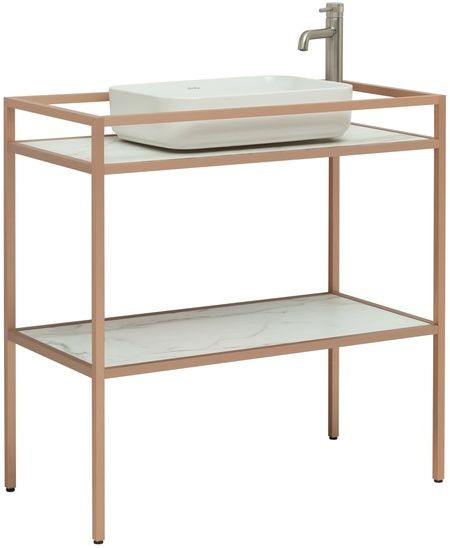 Консоль под раковину Allen Brau Liberty 90 1.33004.60 медь браш. Фото 1