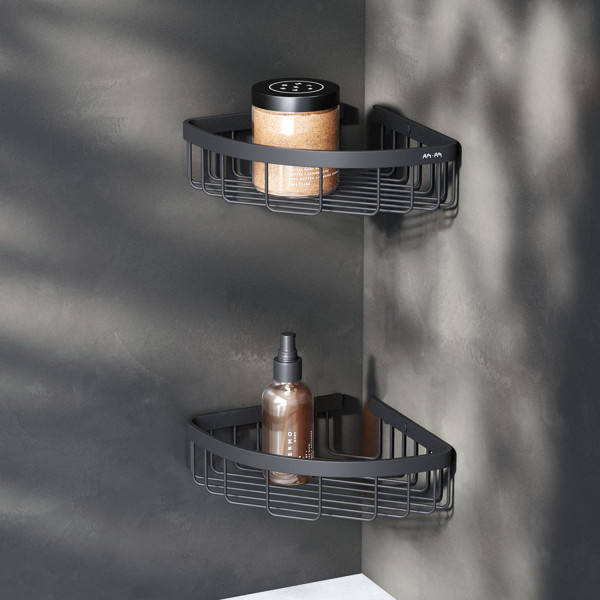 Корзина для душа угловая двойная. Фото 1