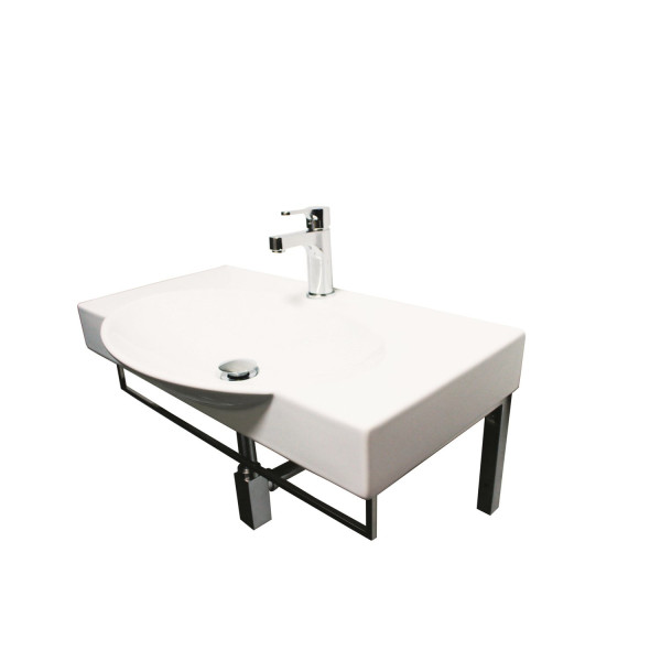 Кронштейн с полотенцедержателем Sanita Luxe Infinity 65 крепежи в комплекте, хром (CS00024010). Фото 1