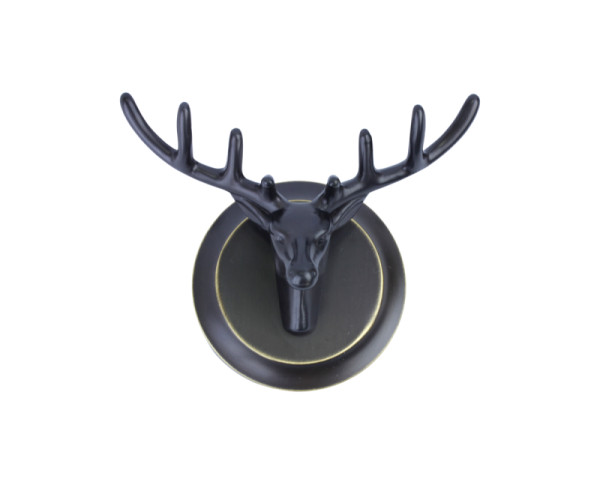 Крючок для ванной комнаты Bronze de Luxe SCANDI 81152B, черный. Фото 1