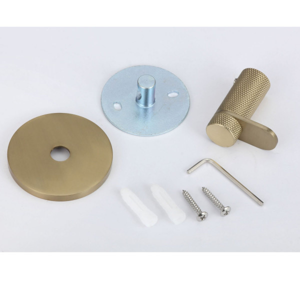 Крючок для ванной комнаты Savol S-002153C, матовое золото. Фото 3