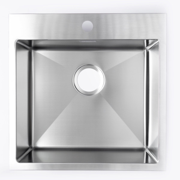 Кухонная мойка Grandex Aqua Elegance 400331, сатин. Фото 4